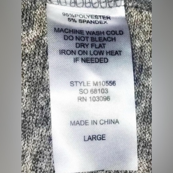 C’est La Vie Brand Ladies 3 Ring Sweater in Gray and Tan in Size Large - Picture 4 of 5